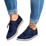 CYSINCOS Non-slip Sneakers Women Leather Platform Shoes Women Casual Shoes Flats Leather Shoes Cut-Outs Flat Plus Size 35-43