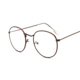 Fashion Retro Women Glasses Frame Eyeglasses Frame Vintage Round Clear Lens Transparent Sun Glasses Frame Women